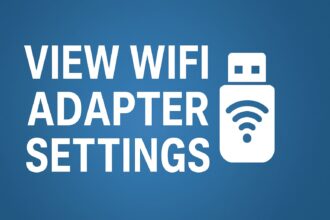 View WiFi Adapter Settings In Windows 11 Step By Step