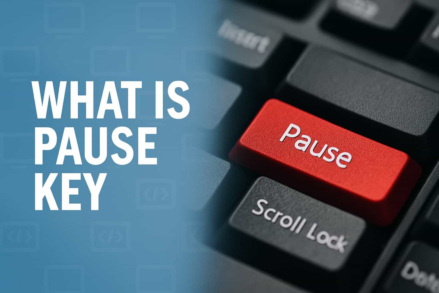 what is pause key