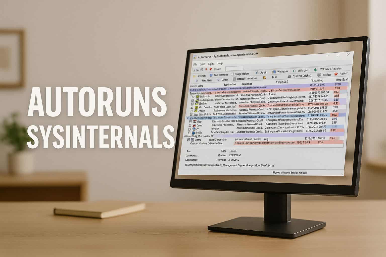 autoruns sysinternals