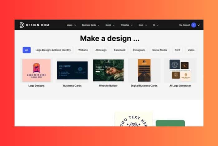 design.com ai logo generator