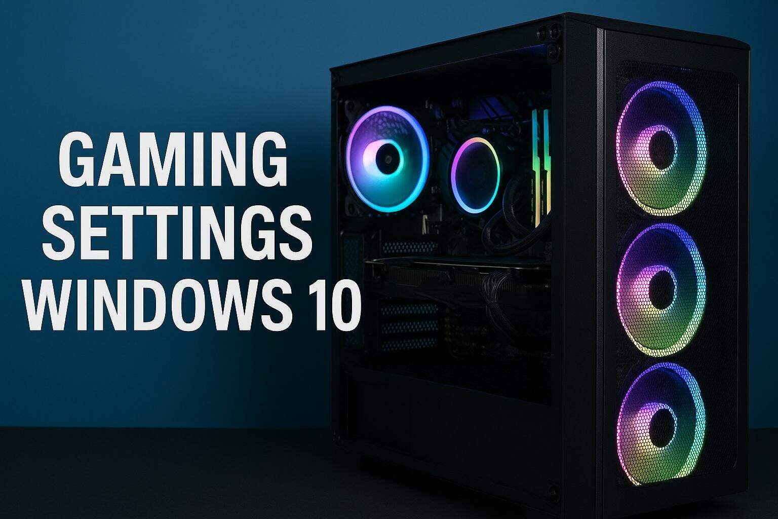 gaming settings windows 10