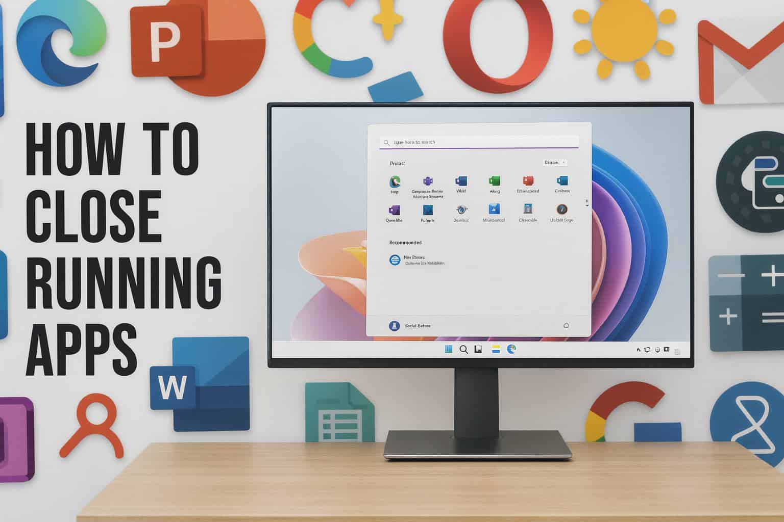 how to close running apps