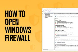 how to open windows firewall