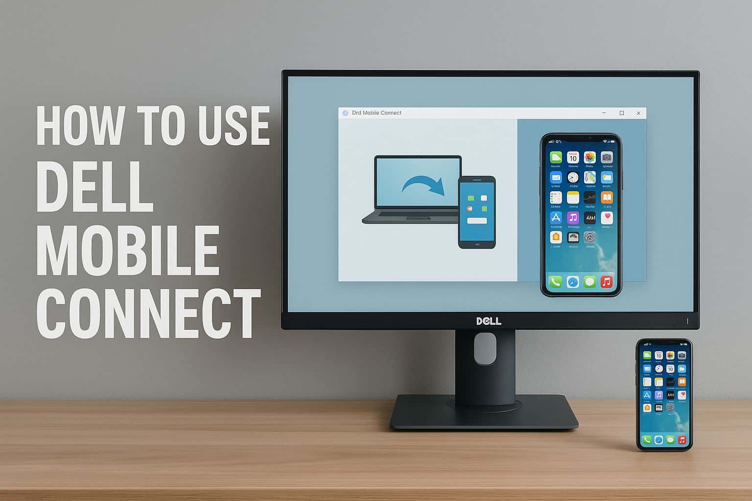 how to use dell mobile connect