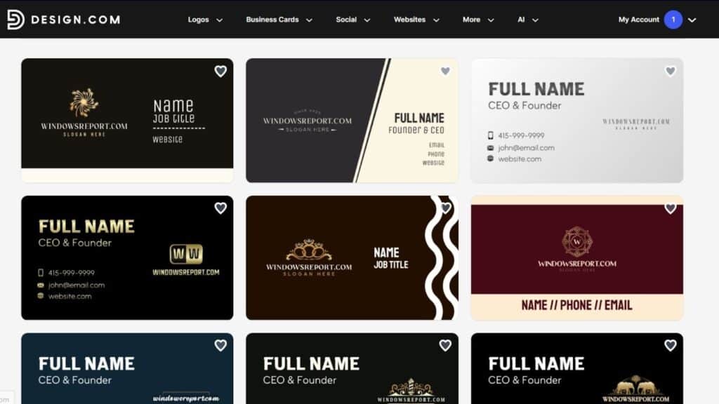 tarjetas de visita de diseño.com