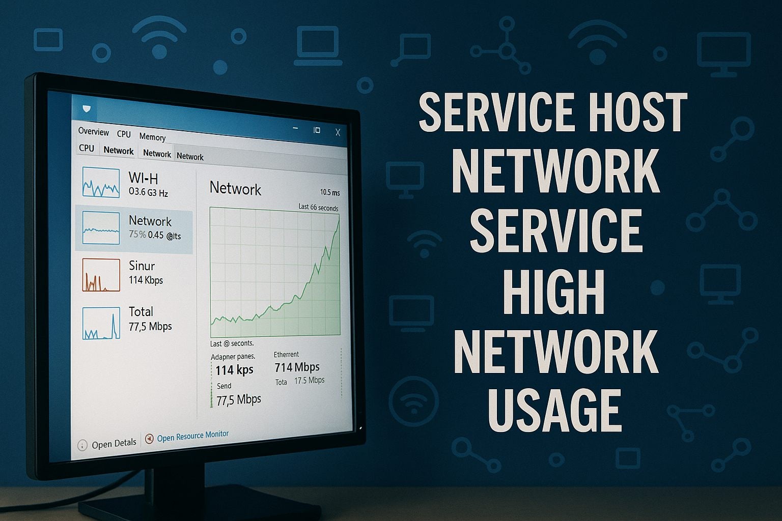 service host network service network usage