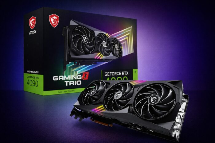 MSI GeForce RTX 4090 smoke