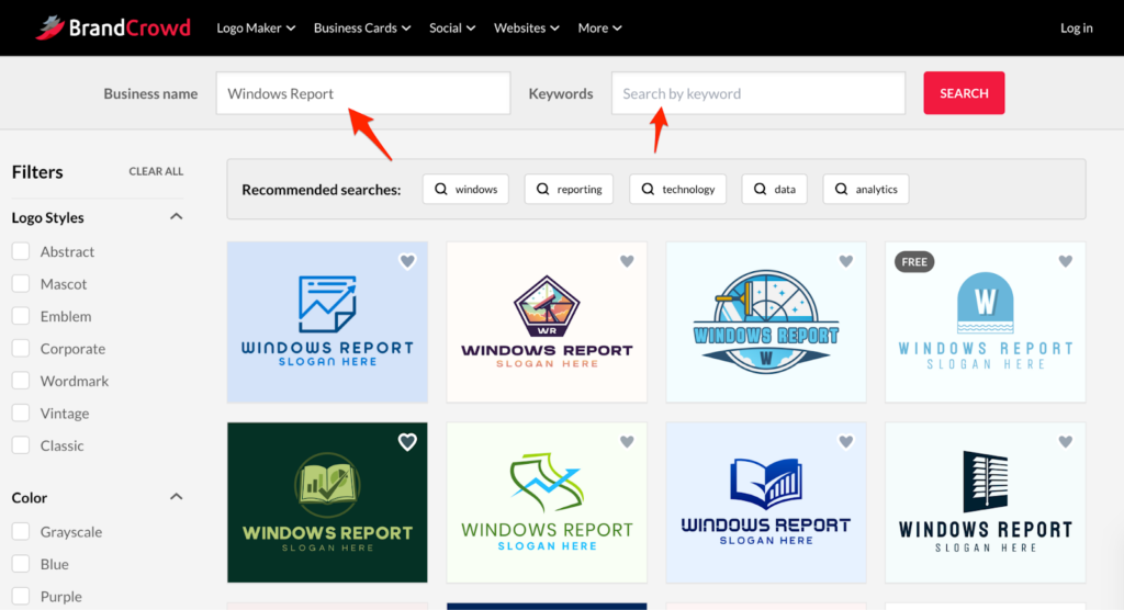 AI logo brand name