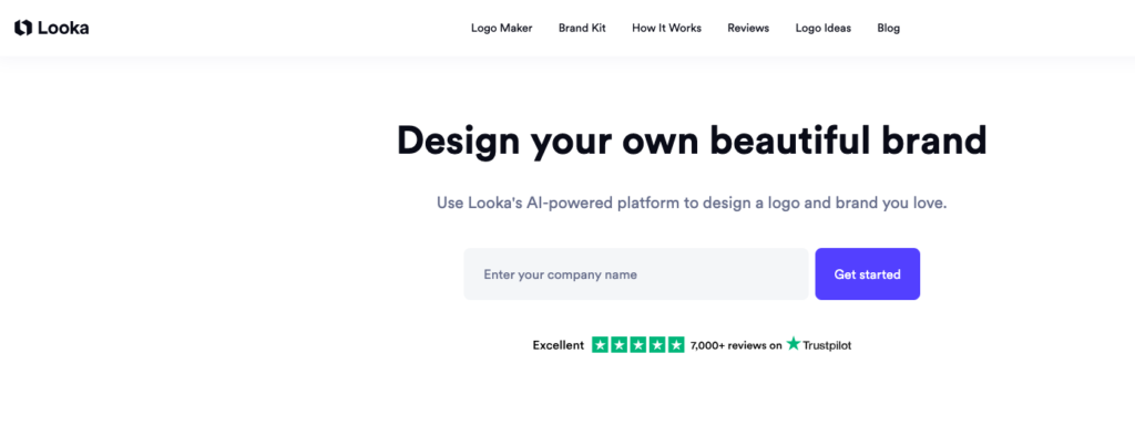 Looka brand design
