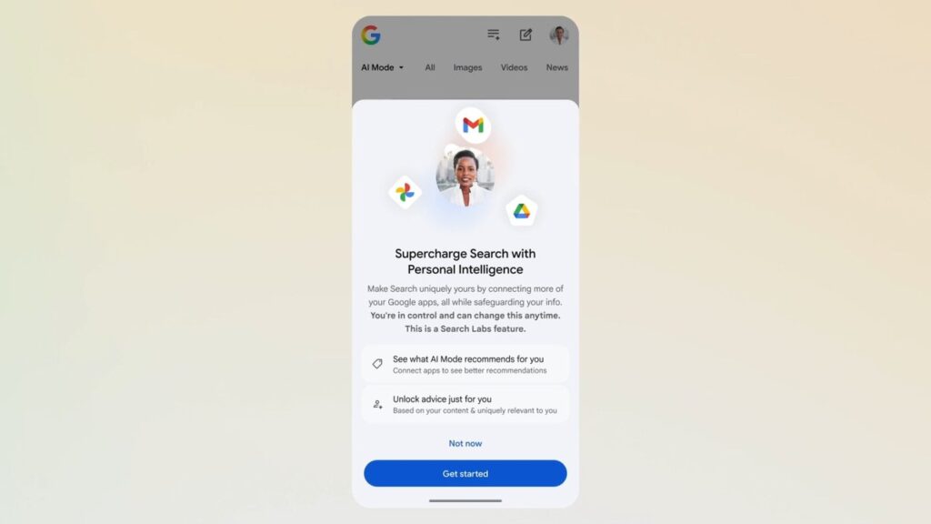 Google Brings Gemini Personal Intelligence to AI Search Mode
