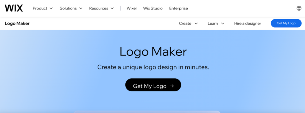 Wix logo maker