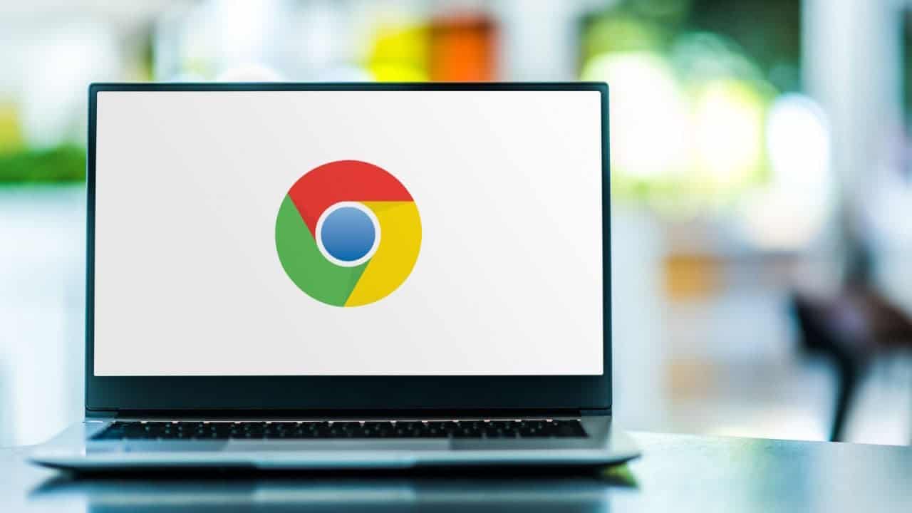 Chrome on Laptop