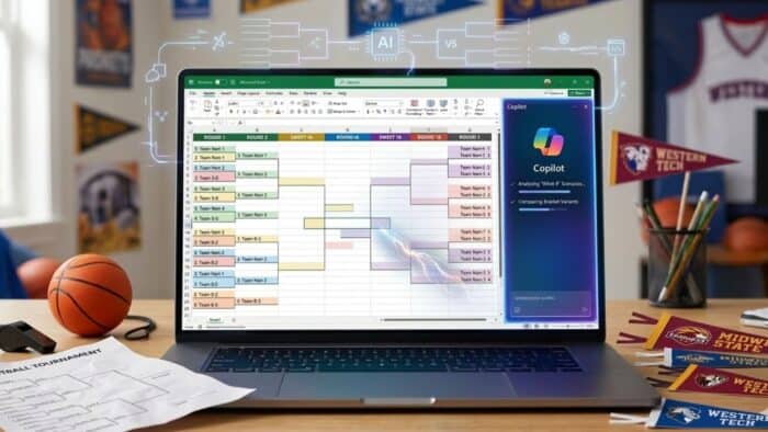 Copilot excel bracket
