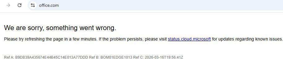 Microsoft Exchange down