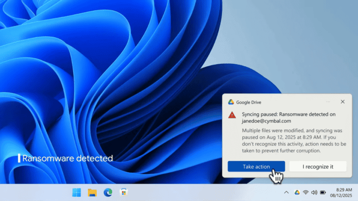 Ransomware Detection Google Drive