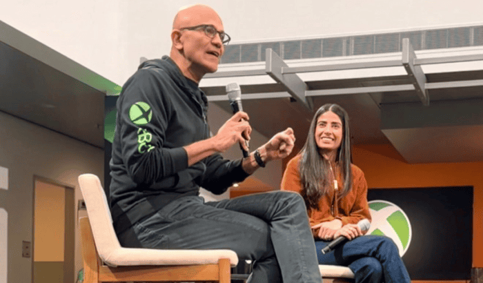 Satya Nadella Asha Sharma Xbox