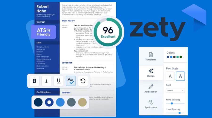 Zety Resume Builders