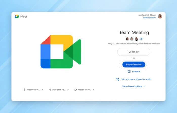 google meet hardware