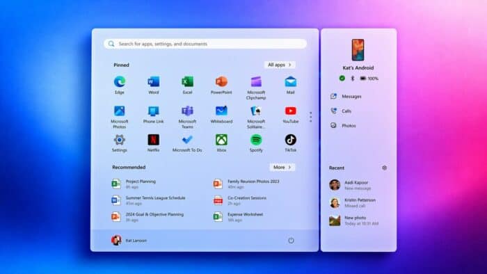 start menu customization