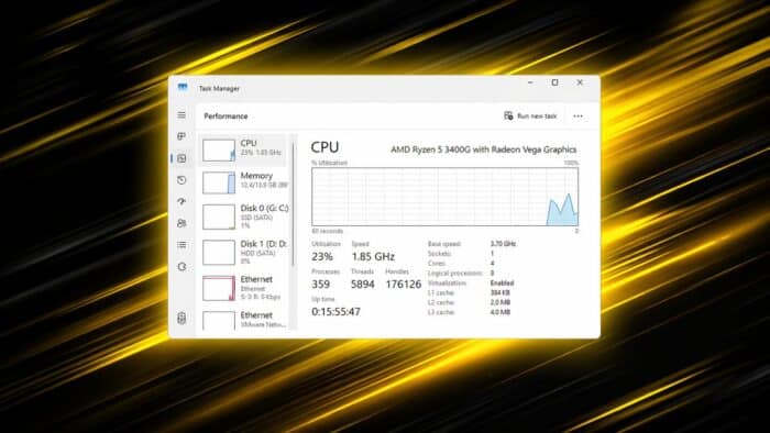 task manager cpu usage explained