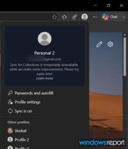 Microsoft tests Google account sign-ins for Edge profiles in Canary