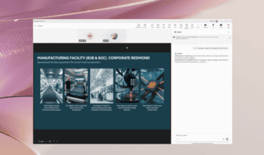 Teams PowerPoint Live