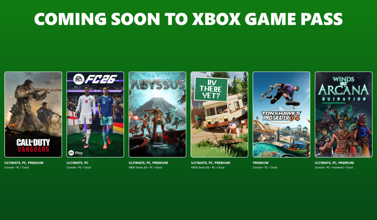 XBOX Game Pass June 2026 Wave 2 Lineup