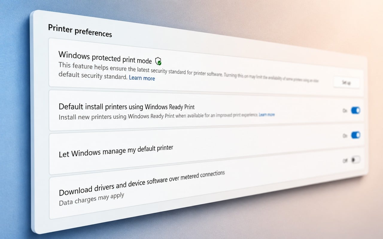 protected print mode
