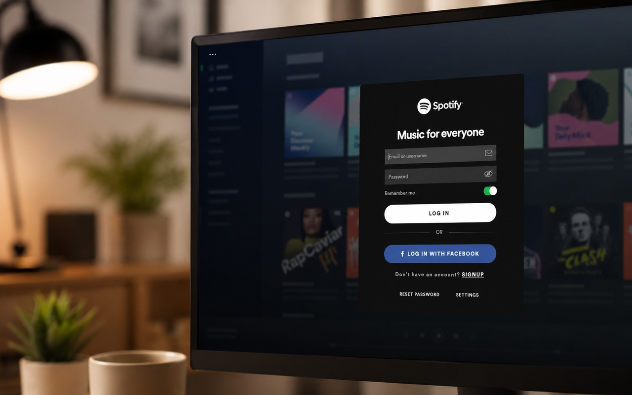 spotify login