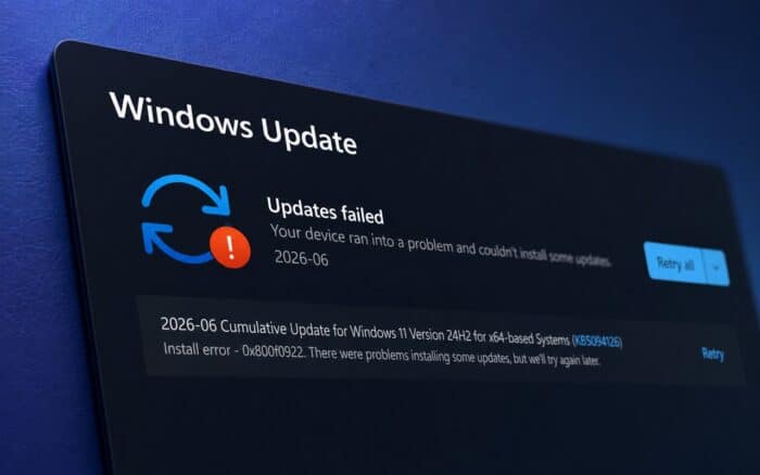 windows update error