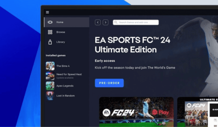 EA app not opening