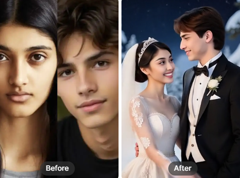 Before After - AI Couple Video