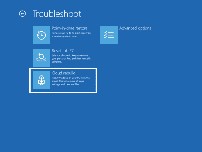 cloudrebuildtroubleshoot