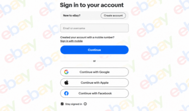 ebay login
