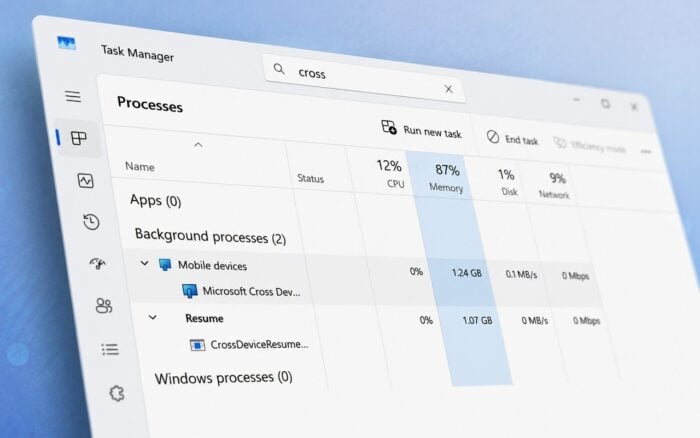 phone link memory usage