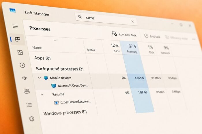 phone link memory usage