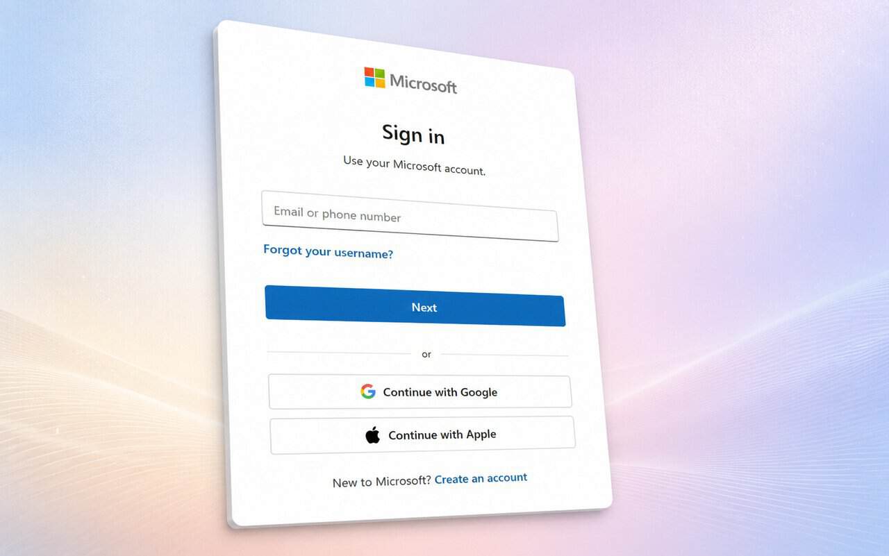 sign in bing google account