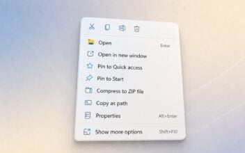 windows 11 context menu redesign