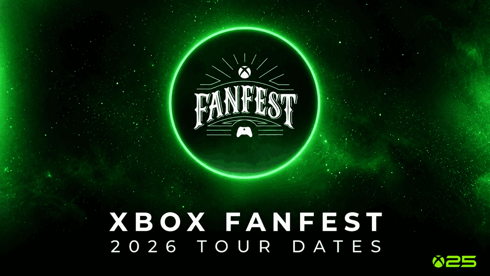 FanFest Xbox 25th anniversary tour dates