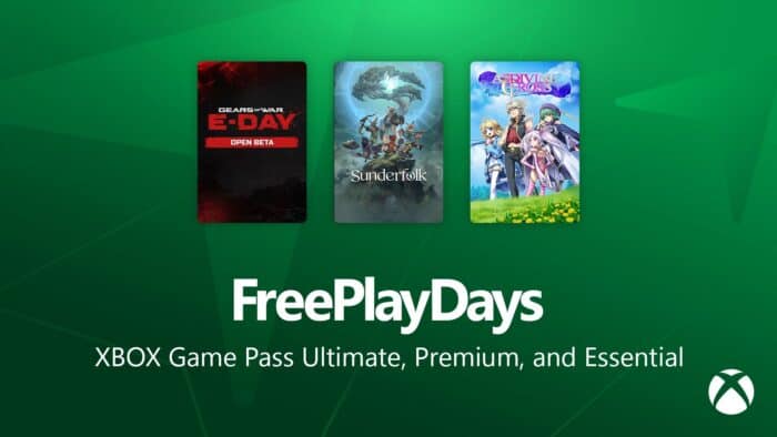 XBOX Free Play Days August 13 to 16