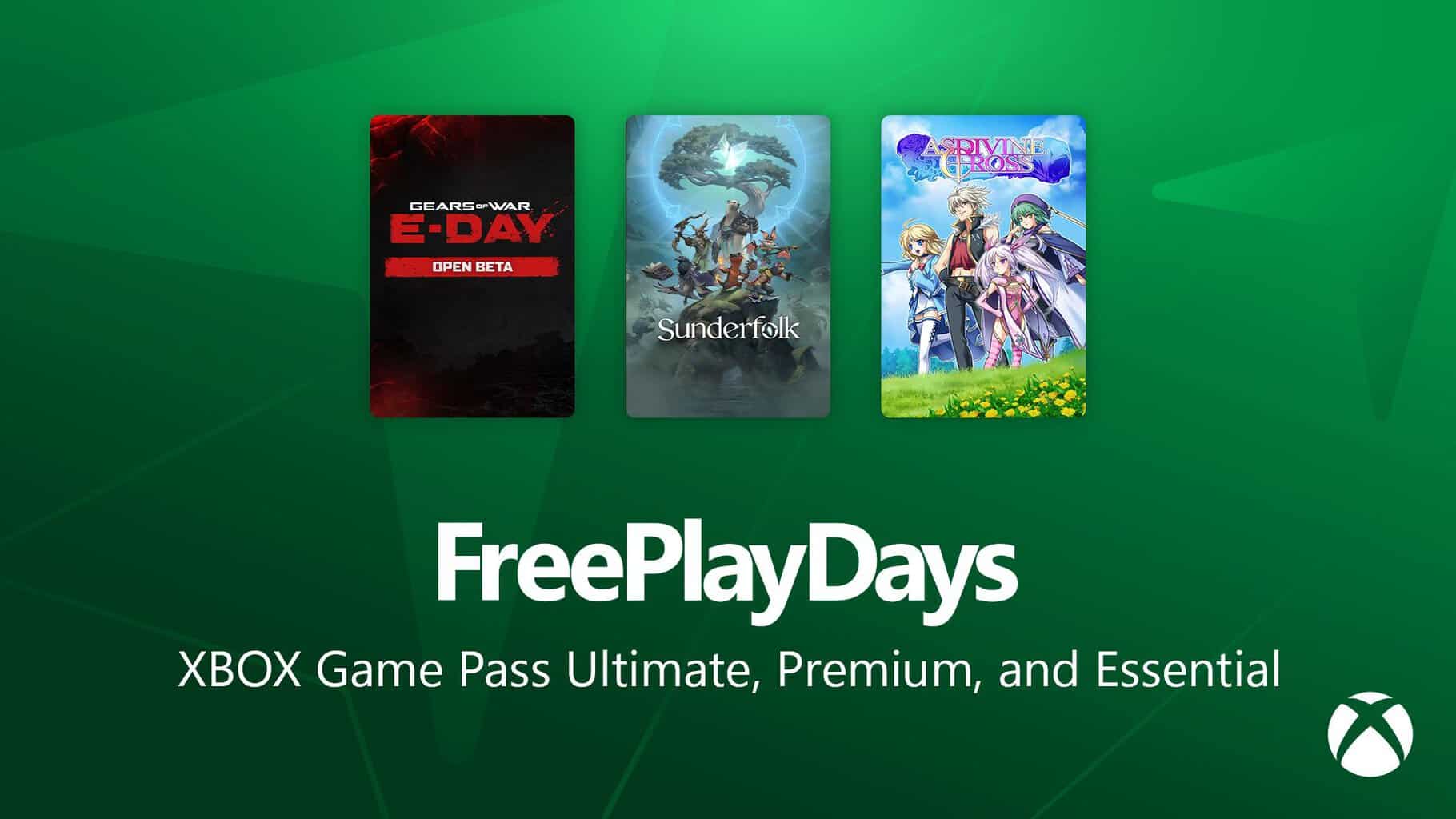 XBOX Free Play Days August 13 to 16