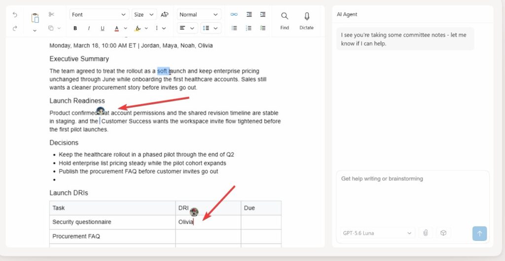 Revise collaboration