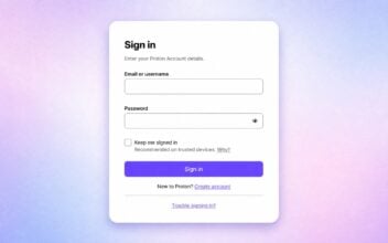 proton mail sign in