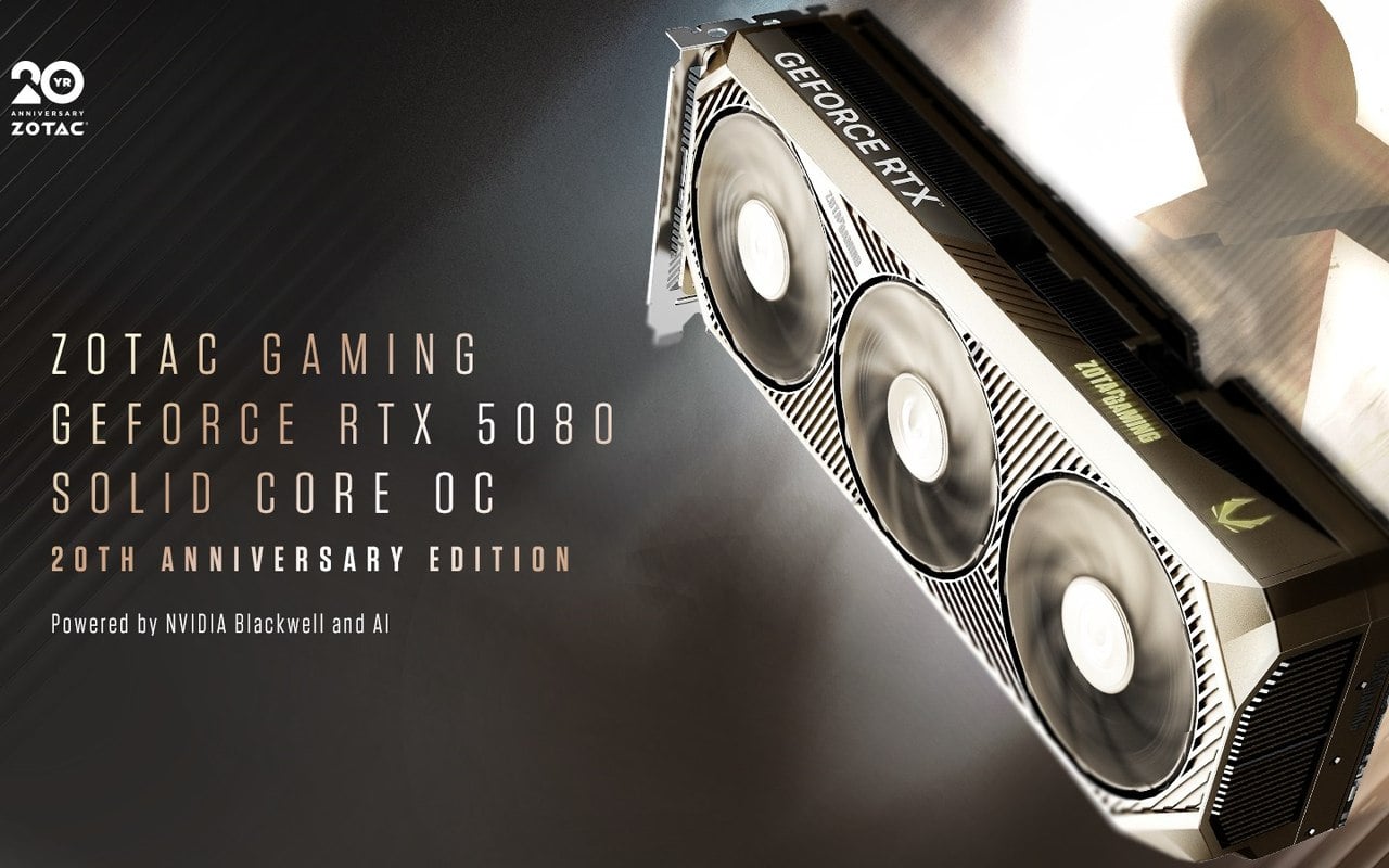zotac anniversary geforce 5080