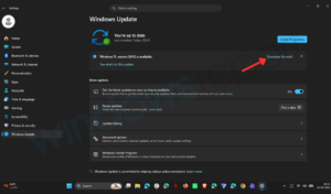 Download and install windows 11 26h2