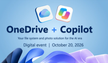 OneDrive Copilot digital event October 20 2026