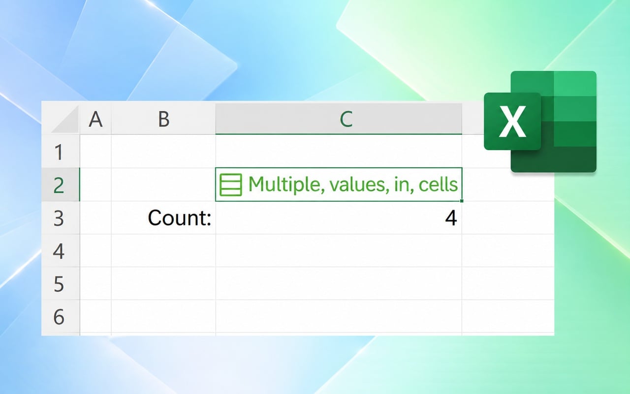 excel multiple values