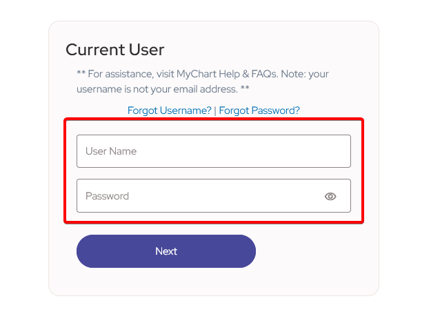 sentara login page