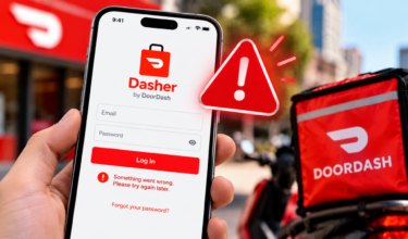 DoorDash Dasher app not working