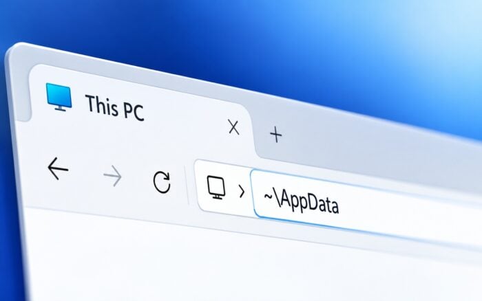 windows 11 appdata change
